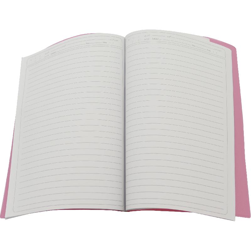 Roco Notebook, B5, 60 Sheets, Lined, Pink