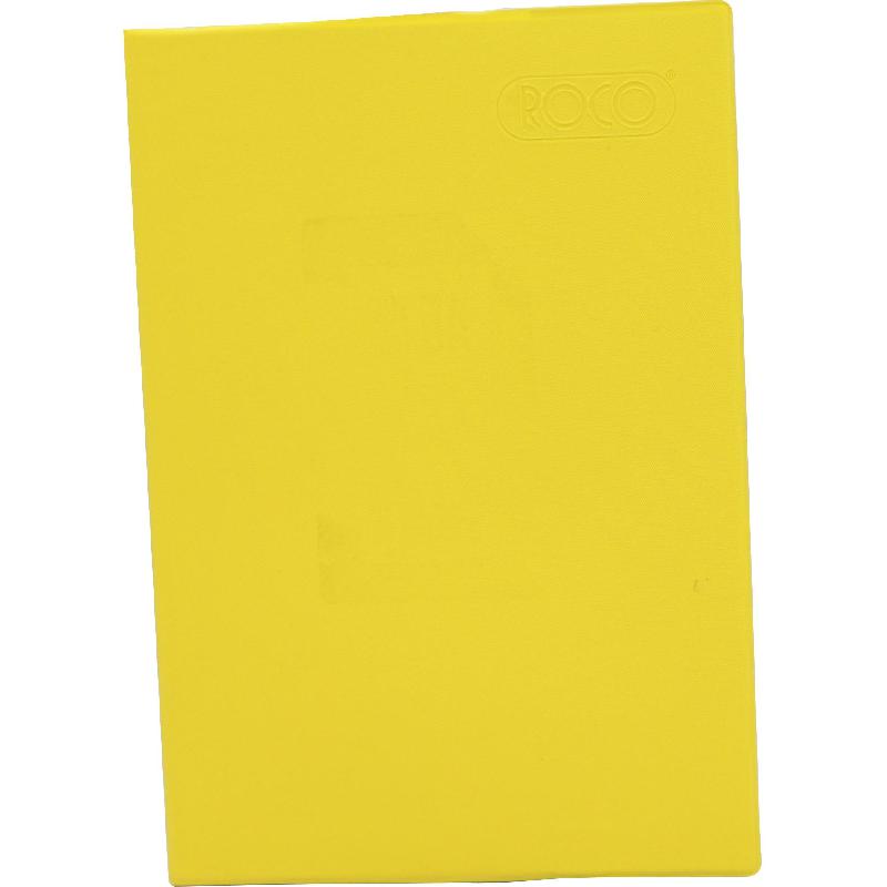 Roco Notebook, A5, 100 Sheets, Lined, Yellow