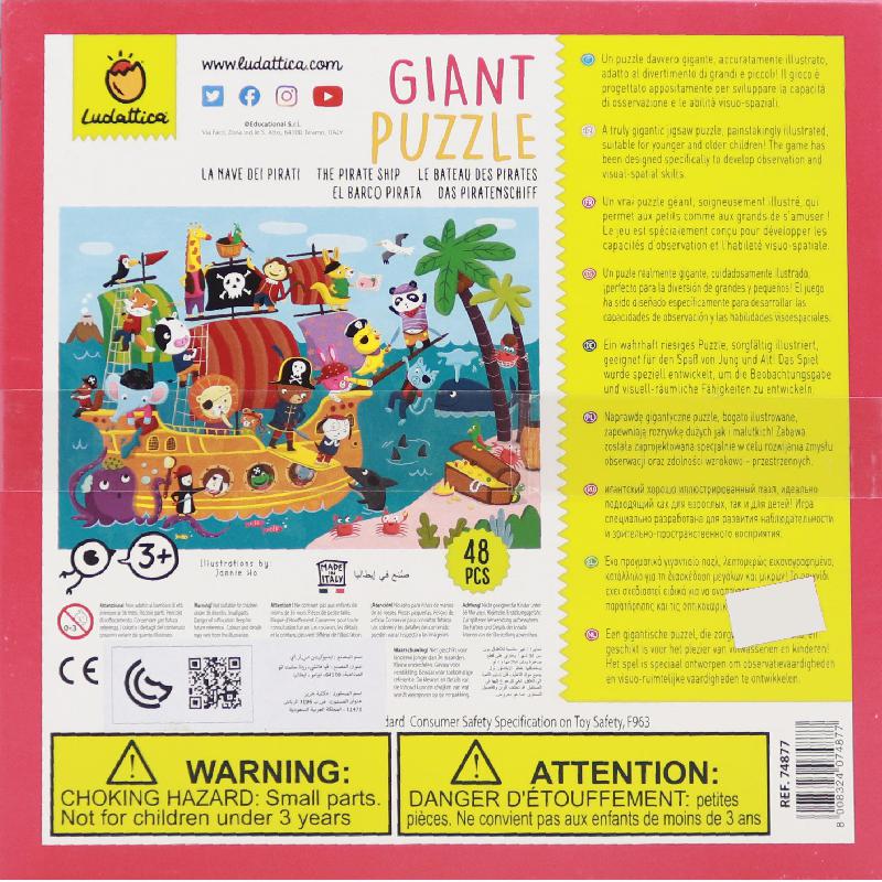 Ludattica Giant Puzzle The Pirate Ship Puzzle Mat | Toys & Kids Learning | Puzzles | Puzzles & Skill Games | Best Deals | Clearance Offers Ludattica Giant Puzzle The Pirate Ship Puzzle Mat | Toys & Kids Learning | Puzzles | Puzzles & Skill Games | Best Deals | Clearance Offers