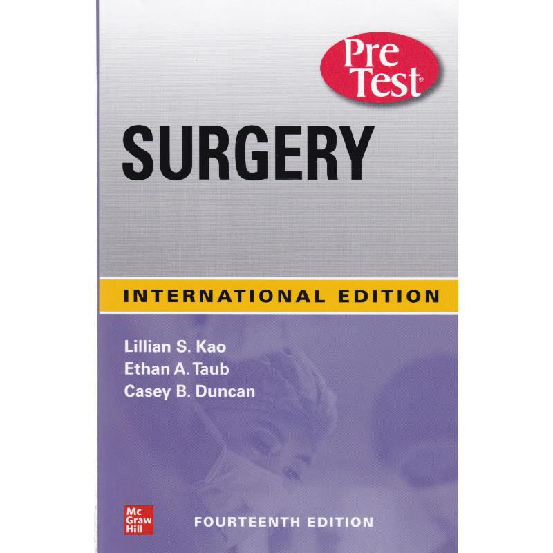Pre Test: Surgery | مراجع الاختبارات والشهادات | الشهادات المتخصصة والمهنية | الكتب الانجليزية | الشحن الدولي
