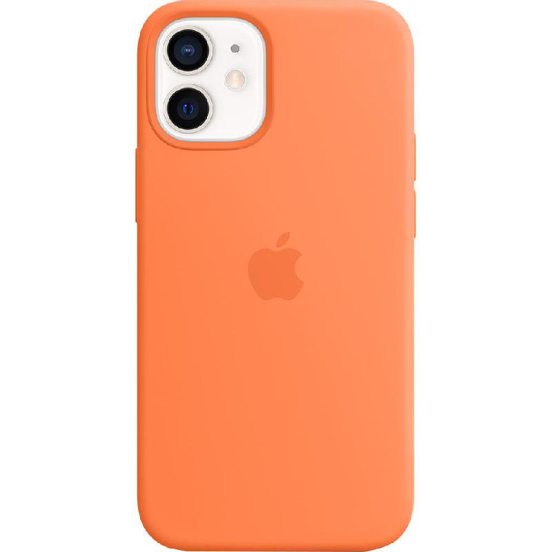 Apple Silicone Back Cover Mobile Case with MagSafe for iPhone 12 mini