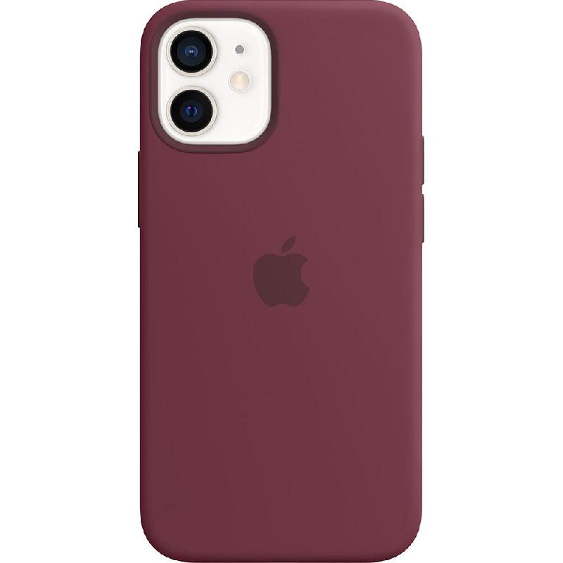 Apple Silicone Back Cover Mobile Case with MagSafe for iPhone 12 mini