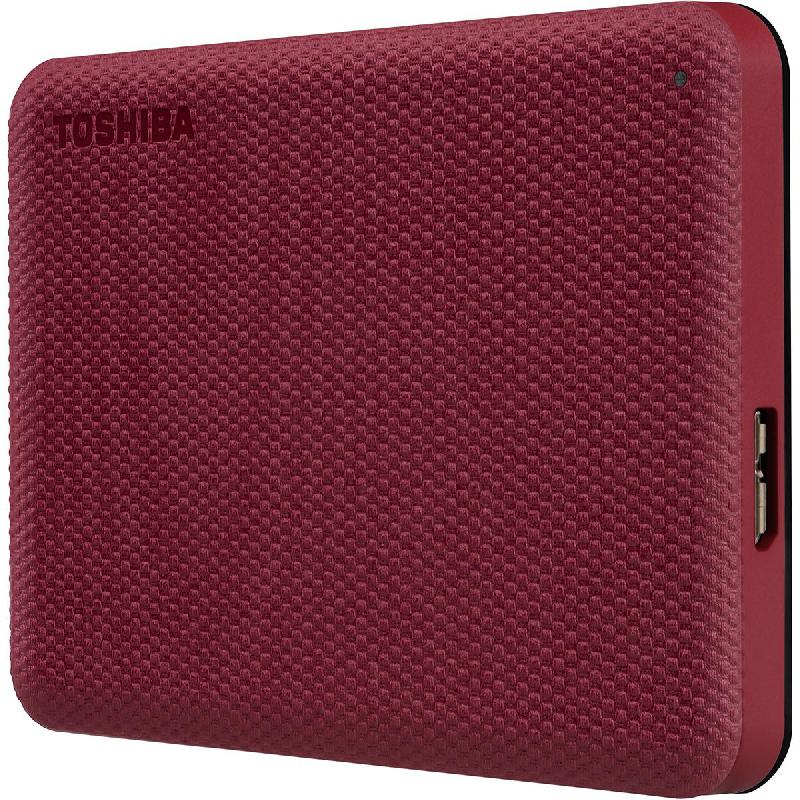 Toshiba Canvio Advance Portable Hard Disk Drive, 4 TB, Red