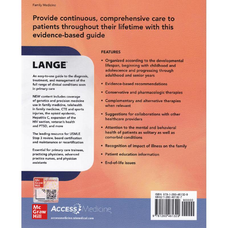 Lange Current Diagnosis & Treatment in Family Medicine | الكتب الطبية | الكتب الانجليزية | General Health | الشحن الدولي Lange Current Diagnosis & Treatment in Family Medicine | الكتب الطبية | الكتب الانجليزية | General Health | الشحن الدولي
