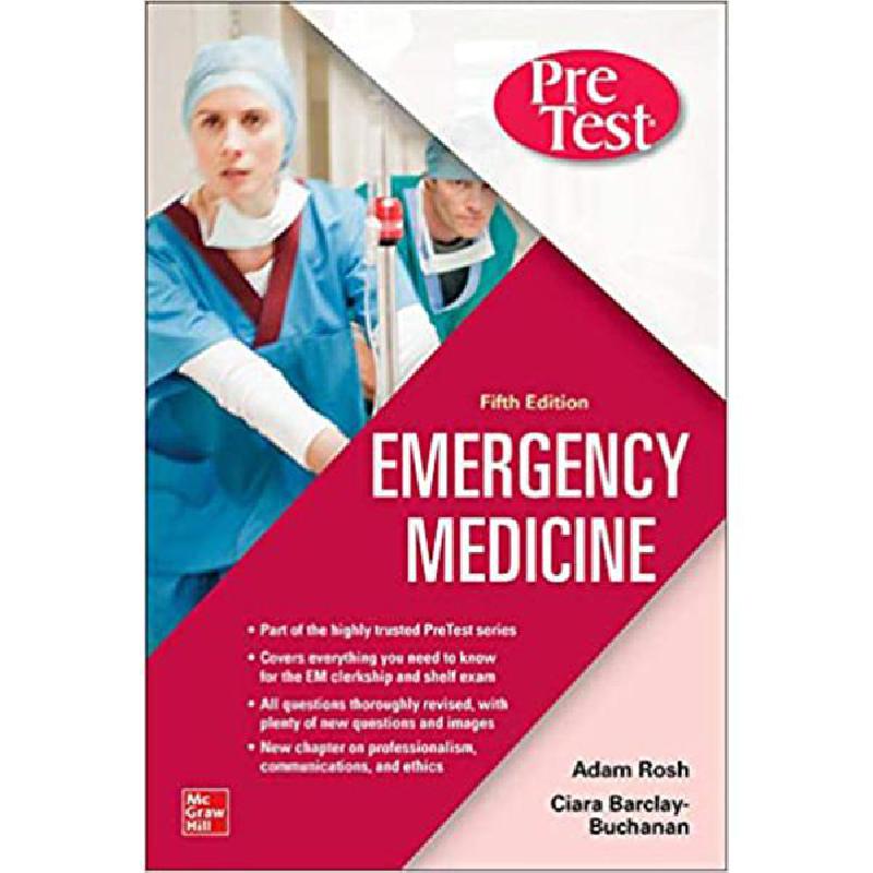 PreTest: Emergency Medicine | مراجع الاختبارات والشهادات | الشهادات المتخصصة والمهنية | الكتب الانجليزية | وصل حديثاً | الشحن الدولي