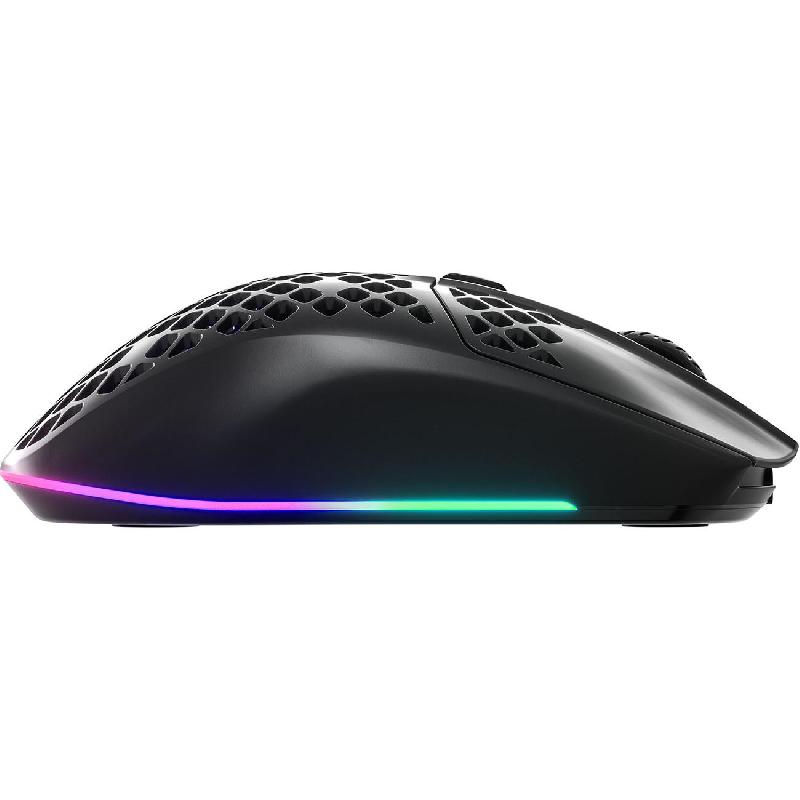 ستيل سيريس اروكس 3 ماوس ألعاب، (GHz اتصال لا سلكي (تردد 2.4‎/‎بلوتوث، ضوئي، نقطة في البوصة ‎18000‎ 100 الى‎ ترو موف آير بدقة من، أسود مطفي