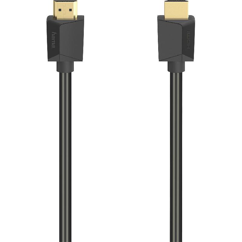 Hama Hama Hdmi To Hdmi 8k Av Cable Ultra High Speed, Gold Plated Plug, Optimised Kink Protection