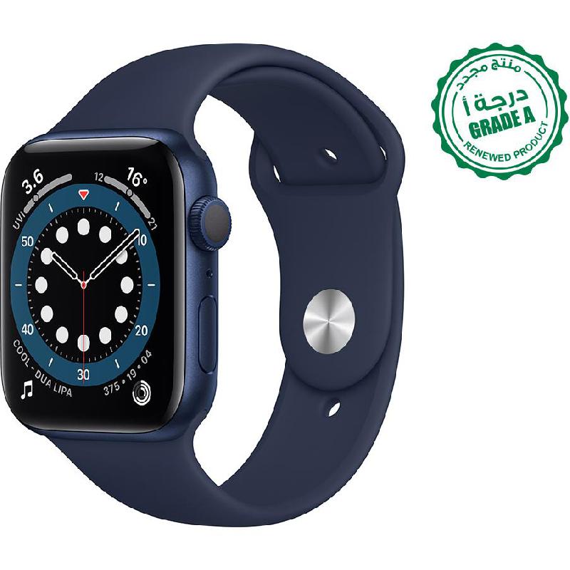 ابل لا ينطبق مم 44 ابل واتش ازرق Aluminum Case, IonX Glass Display