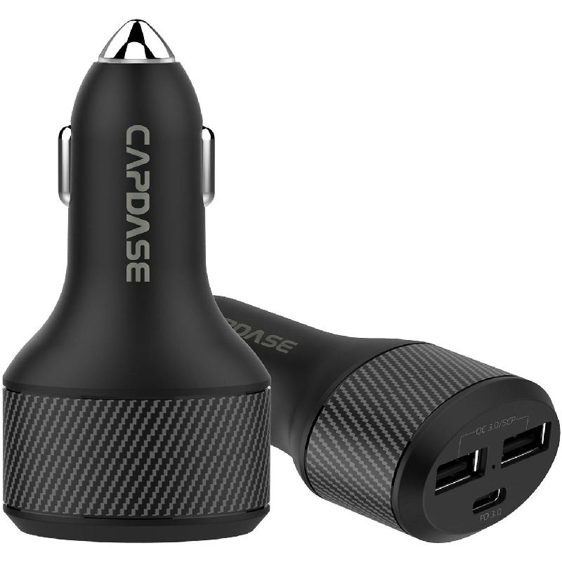 Capdase Rapider Super 84W Car Charger, 84 Watts, 3 USB (1X USBC/2X USB