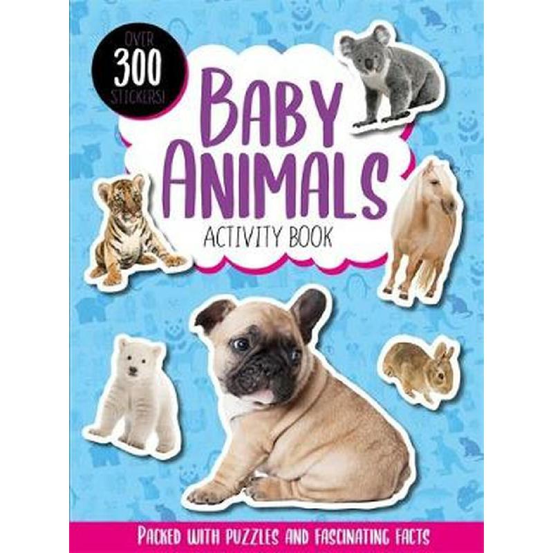 Baby Animals Activity Book - Packed with Puzzles and Fascinating Facts | الكتب الانجليزية | الكتب الصوتية والفيديو | كتب صوتية للأطفال | الشحن الدولي | الأطفال | كتب انشطة للاطفال (5 - 8)