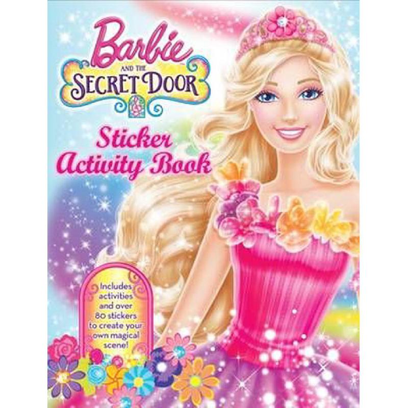 Barbie and The Secret Door - Sticker Activity Book | Children Books | English Books | Children - Reference/Ency | Global Shipping | Children - Younger (6-9) | Children Sticker Books (5 - 8)