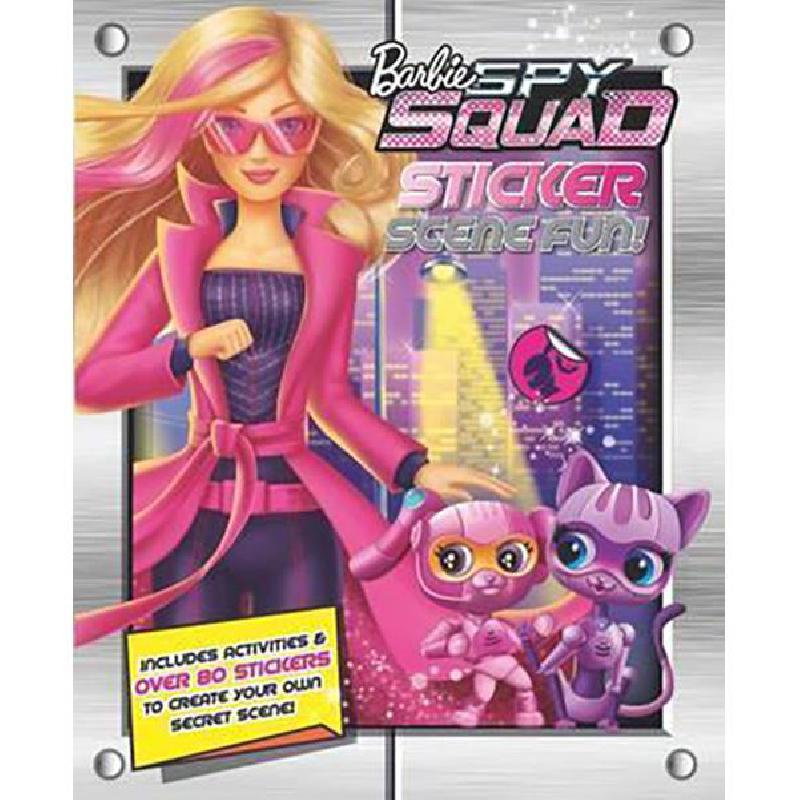 Barbie Spy Squad Sticker Scene Fun | Children Books | English Books | Children - Reference/Ency | Global Shipping | Children - Younger (6-9) | Children Sticker Books (5 - 8)