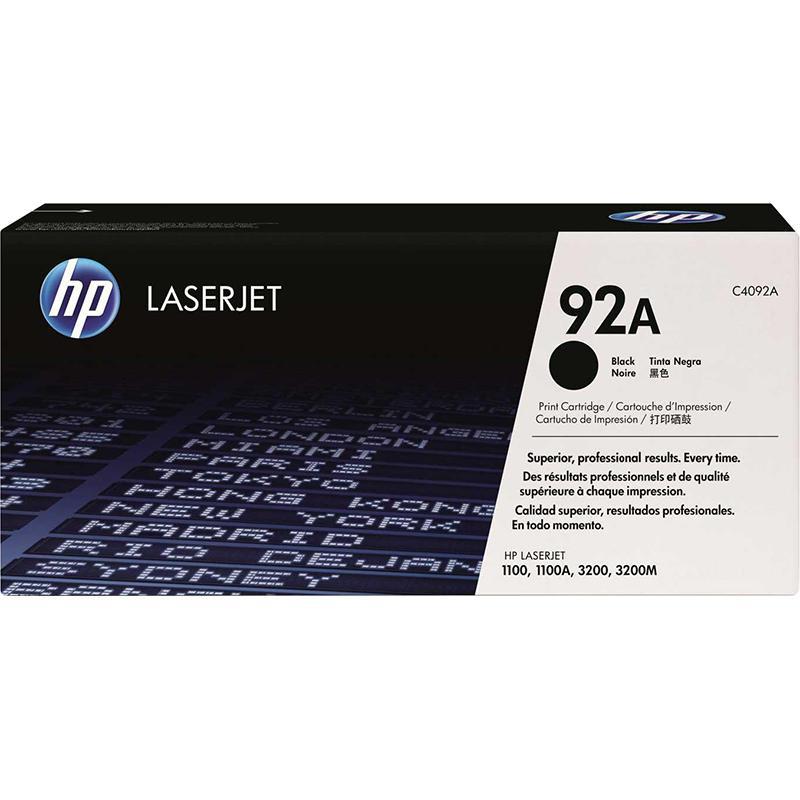 HP 92A Laser Toner Black Jarir Bookstore KSA
