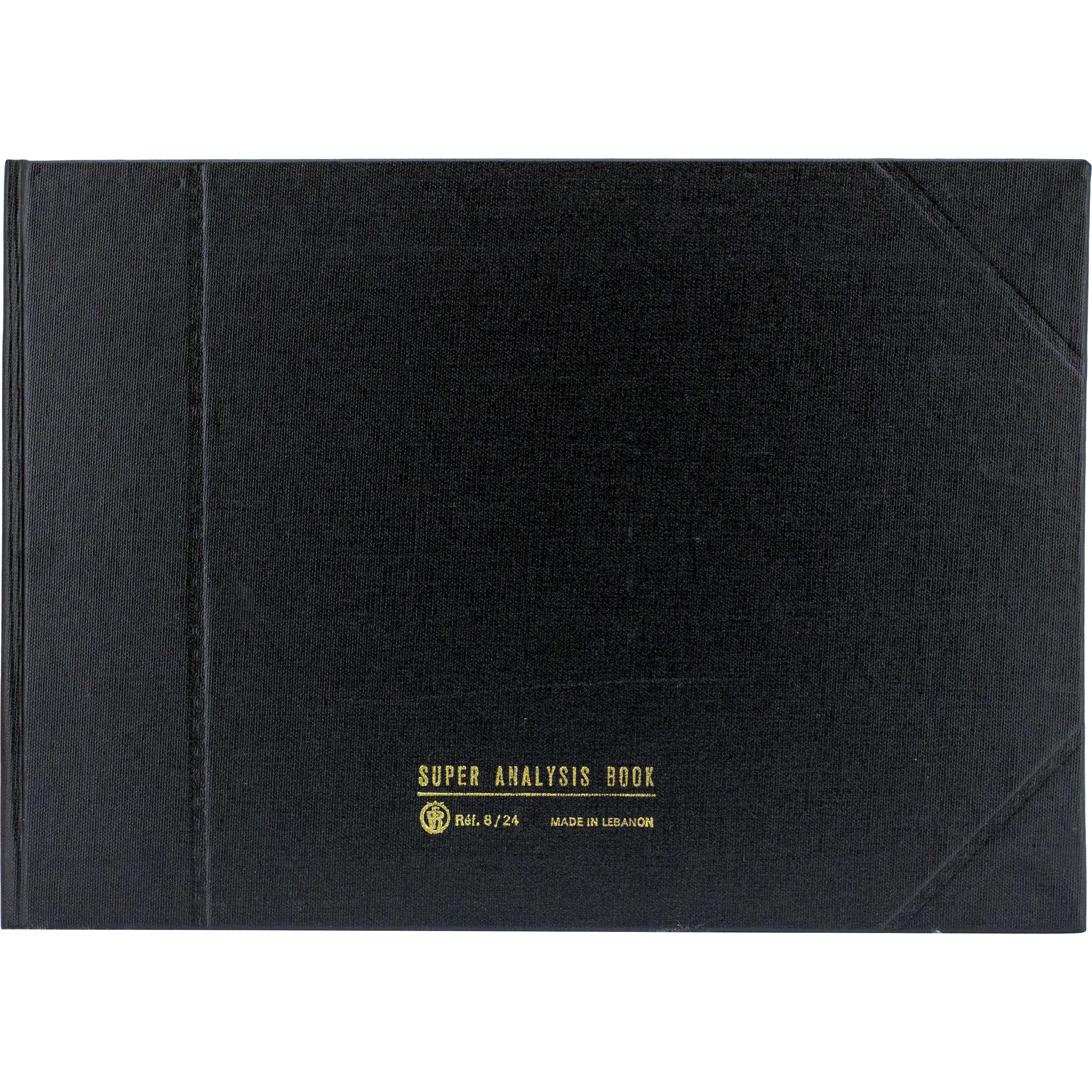 Bassile Freres Analysis Book, 24 Columns, 200 Pages (100 Sheets), 25.00 cm ( 9.84 in )X 35.00 cm ( 13.77 in )