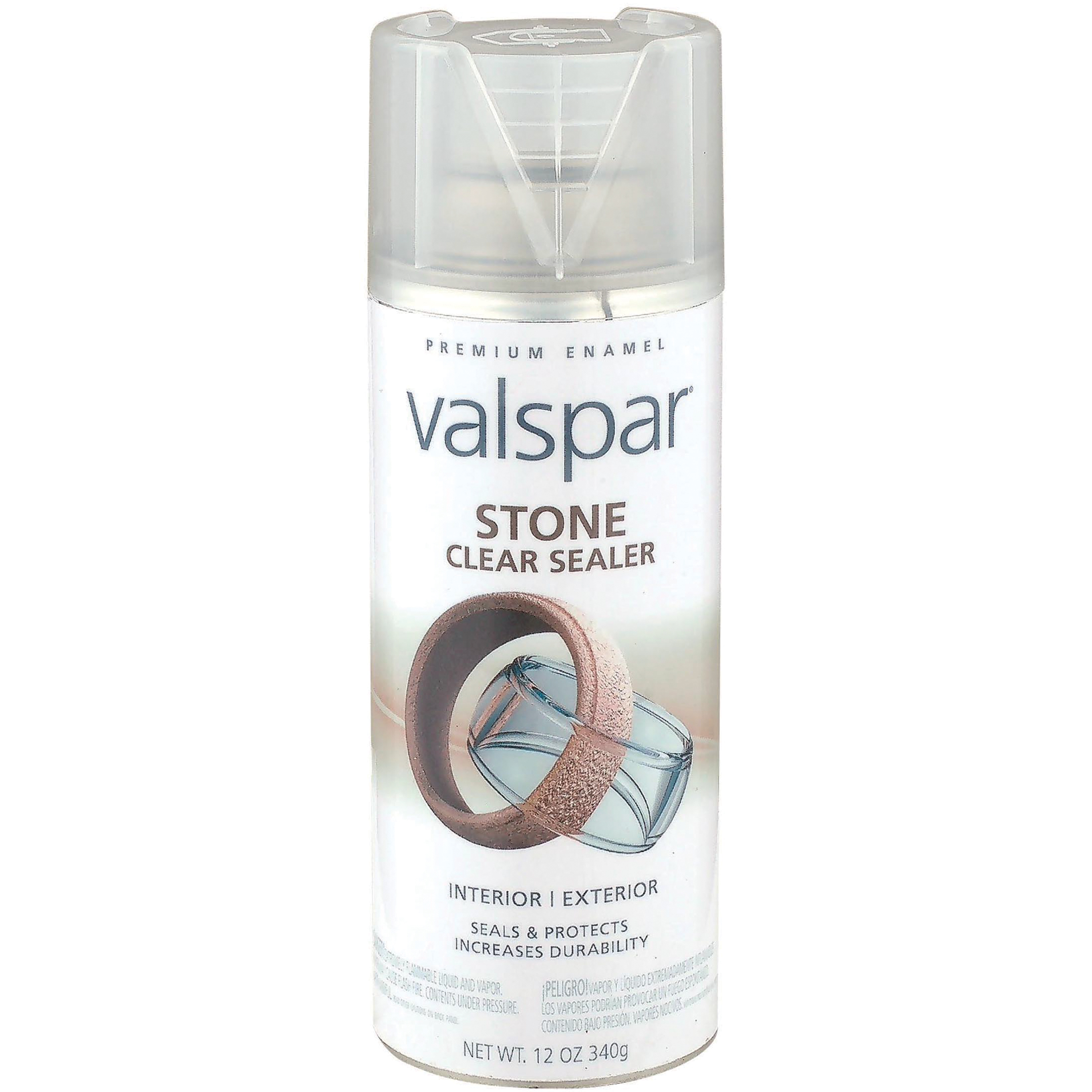 Valspar Stone Spray Paint Premium Enamel, Top Coat, Sealer, Interior