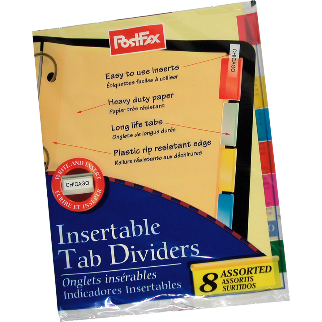Boorum & Pease PostFax Index Divider | Office Supplies | Indexes, Tabs & File Guides | Binders & Accessories | Shop By Grade | Grade 7-9 | University
