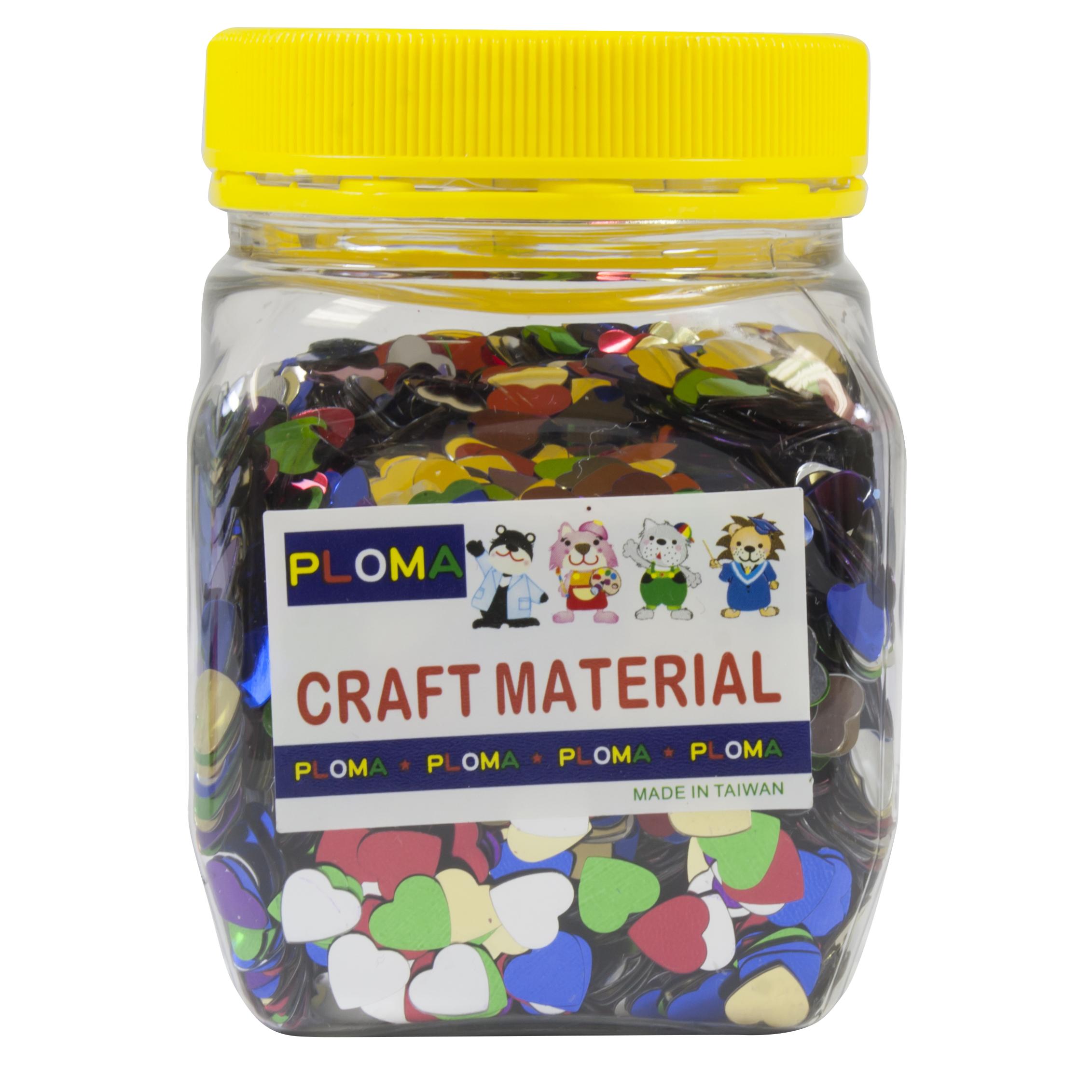 Ploma Heart (8 mm), Assorted Color