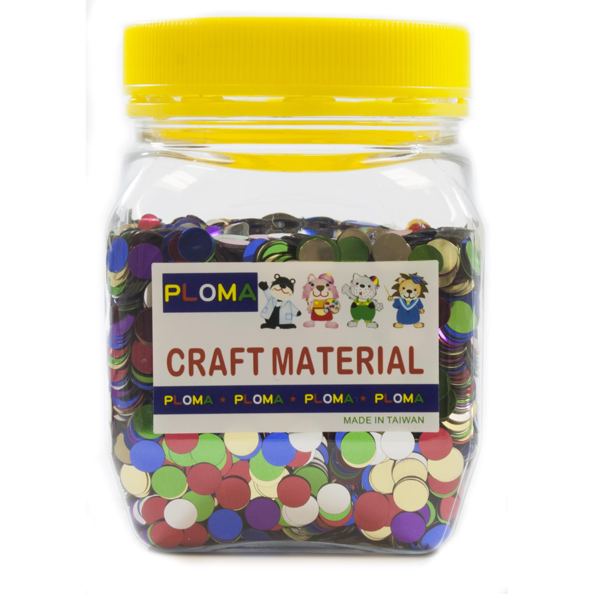 Ploma Circle (6 mm), Assorted Color