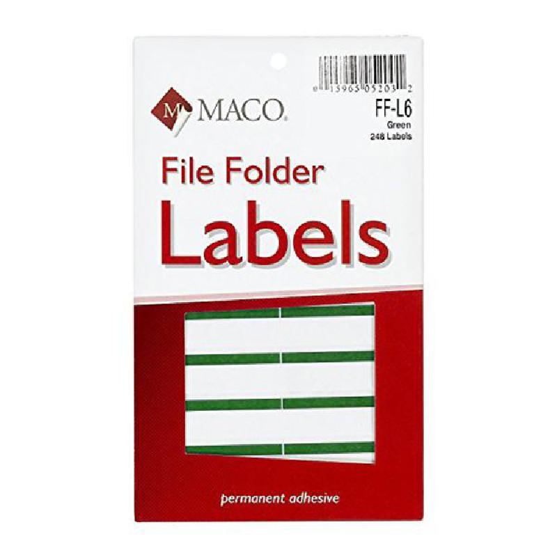 Maco Multipurpose Labels A6 3 1/2" X 19/32" Jarir Bookstore KSA