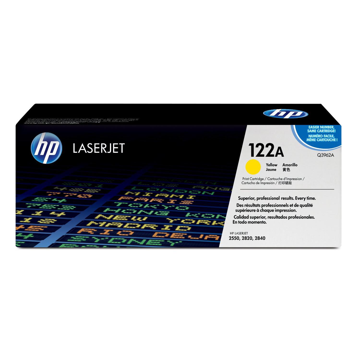 HP 122A Laser Toner Yellow - Jarir Bookstore KSA