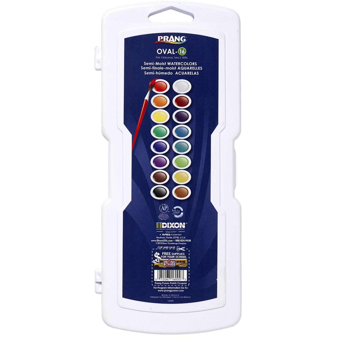 Prang Oval-16 Semi-moist Watercolor | Painting & Mediums | Water Colors & Mediums | Arts & Crafts | Metal, Glass & Wood Craft | Glass Paints & Accessories