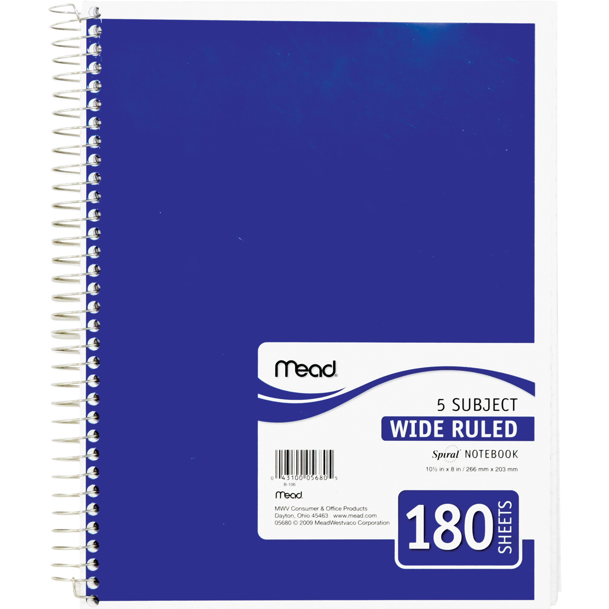 Mead Notebook 7.5" X 10.5" Jarir Bookstore KSA