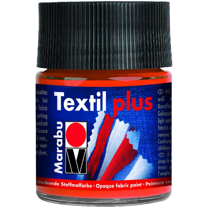 Marabu TEXTIL Plus Fabric Painting Waterbased Opaque Textile Orange