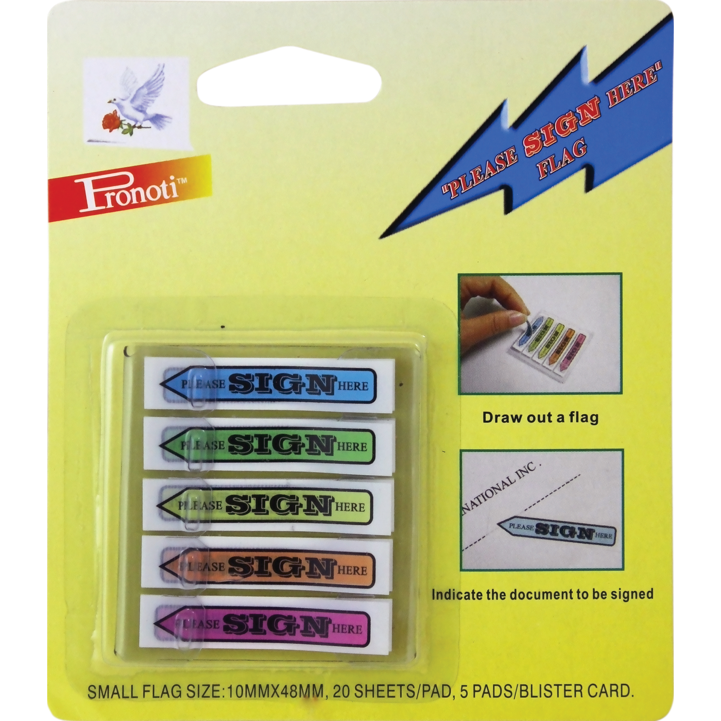 Pronoti Tape Flags | Office Supplies | Indexes, Tabs & File Guides | Binders & Accessories