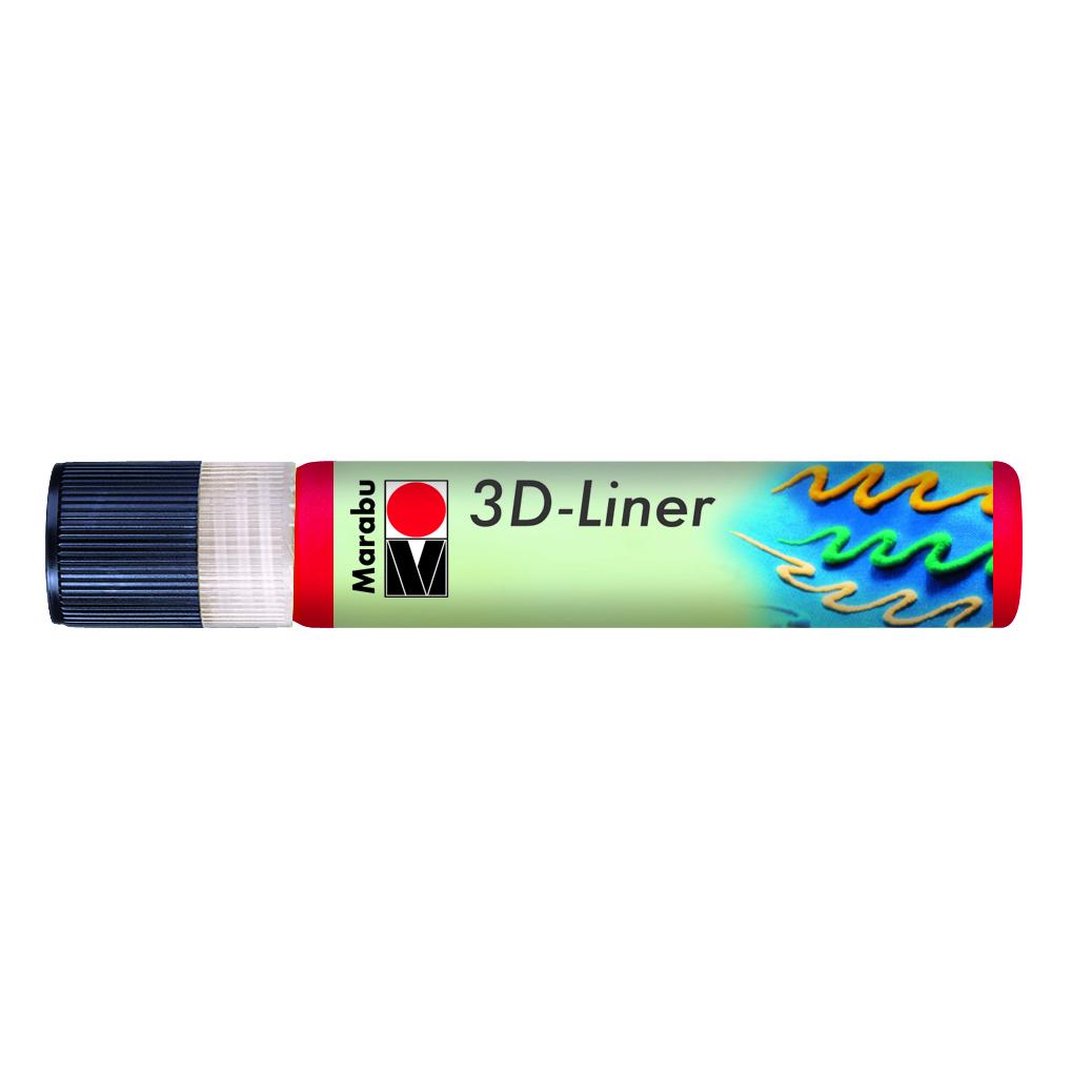 Marabu 3DLiner Fabric Painting Outliners Carmine Red Jarir Bookstore KSA
