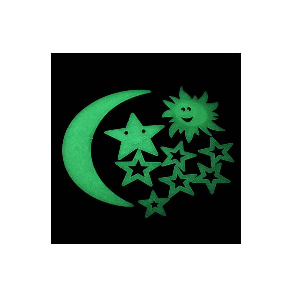Moon/Star/Sun Glow-in-The-Dark Model, All Age Group