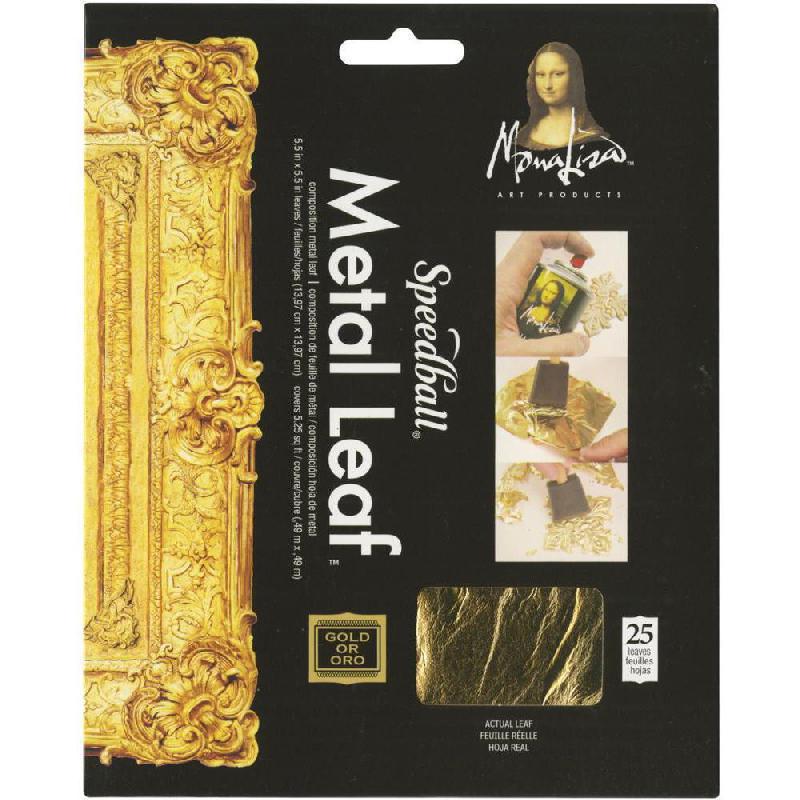 Speedball Mona Lisa | Metal, Glass & Wood Craft | Leafing & Gilding Supplies | Arts & Crafts