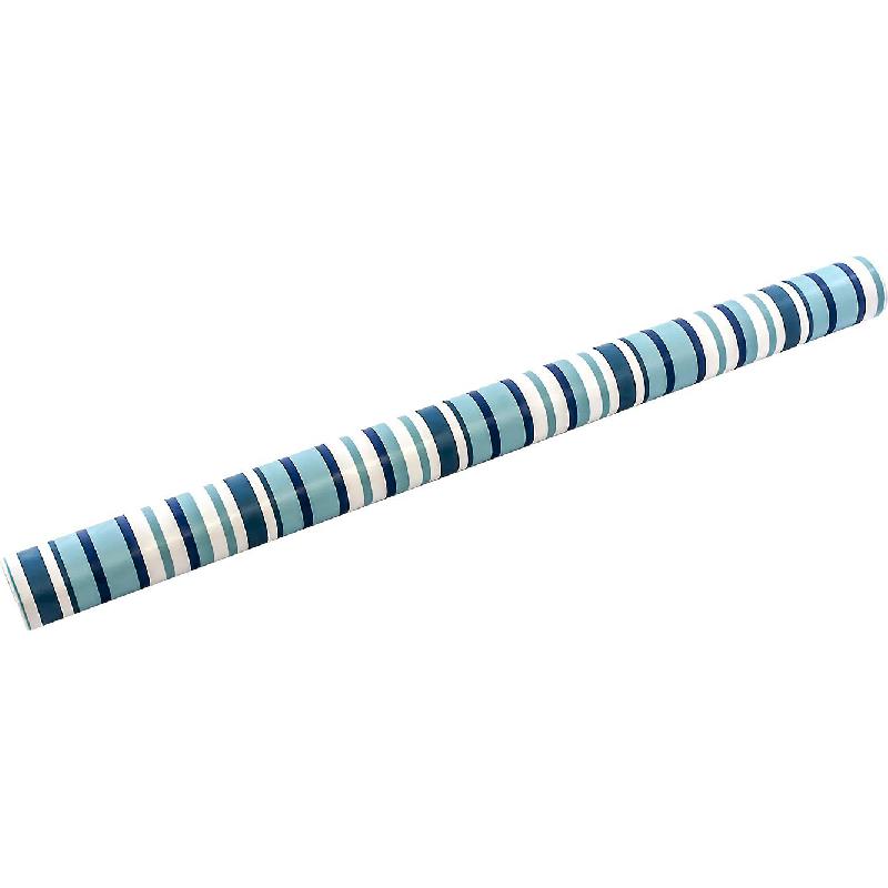 Stripe Pattern 8291 Adhesive Roll Cover Blue - Jarir Bookstore KSA