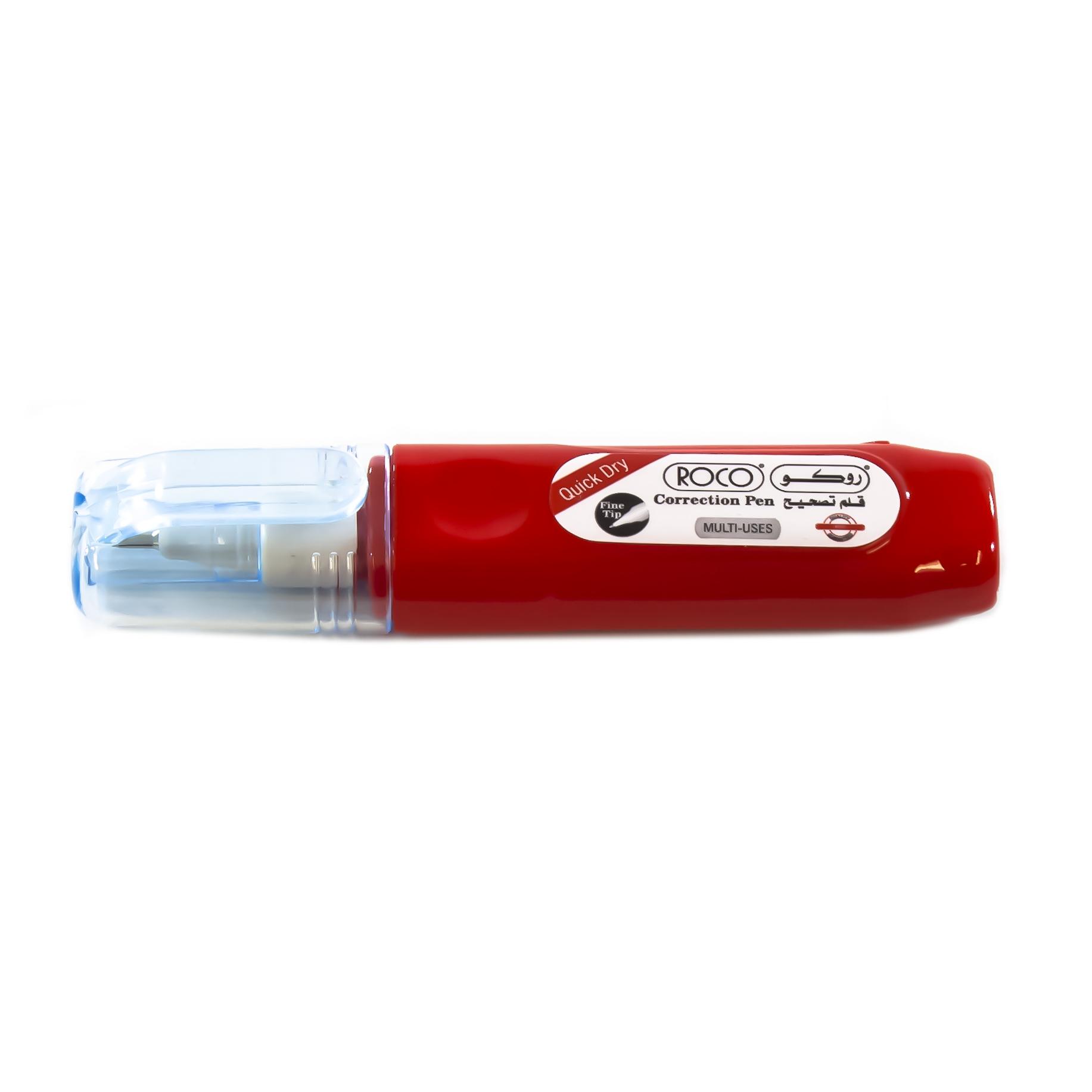 Roco Correction Pen, 1 mm Metal Frame Round Tip, White price in Saudi