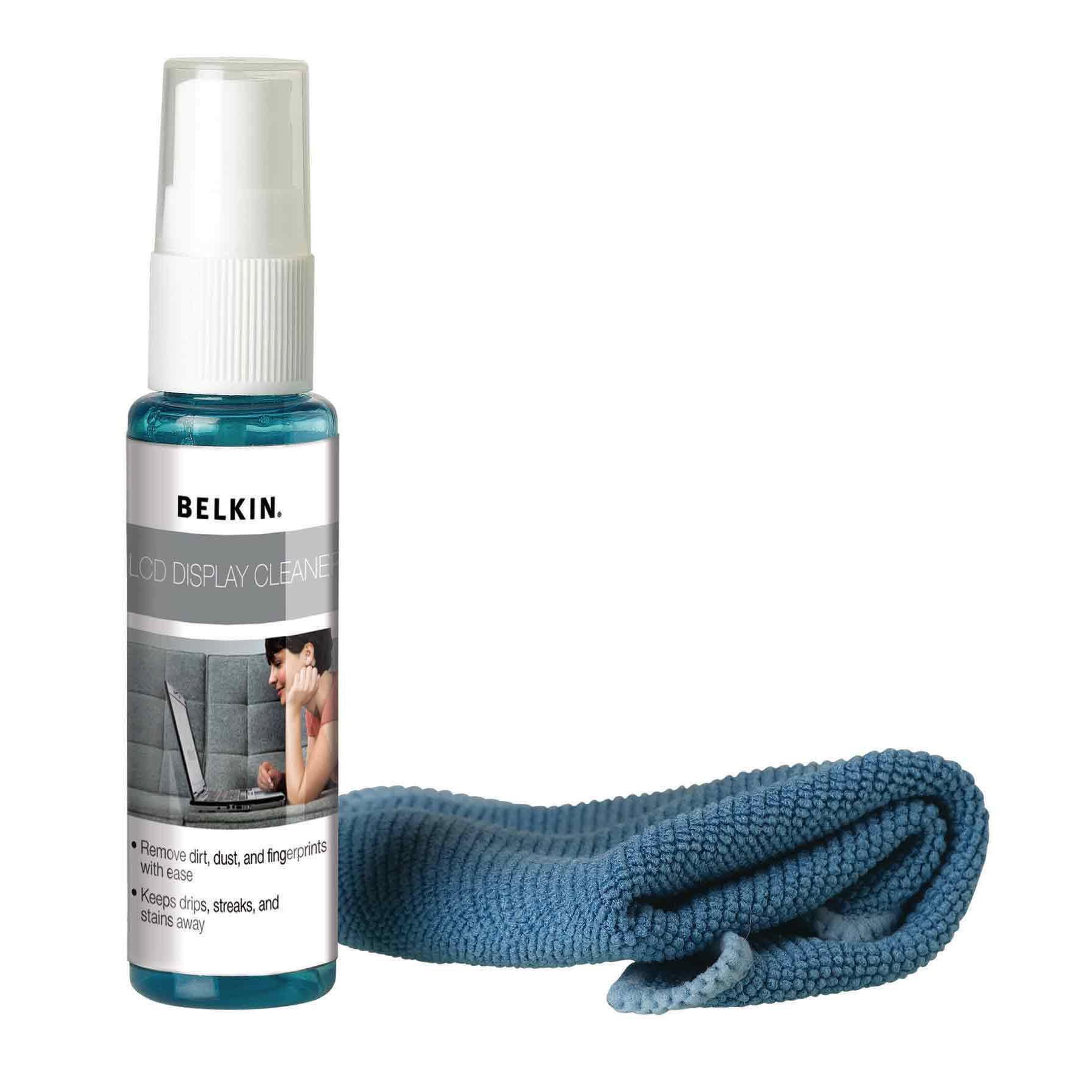 Belkin LCD Display Cleaner Microfiber Cloth;Gel Multipurpose Cleaning