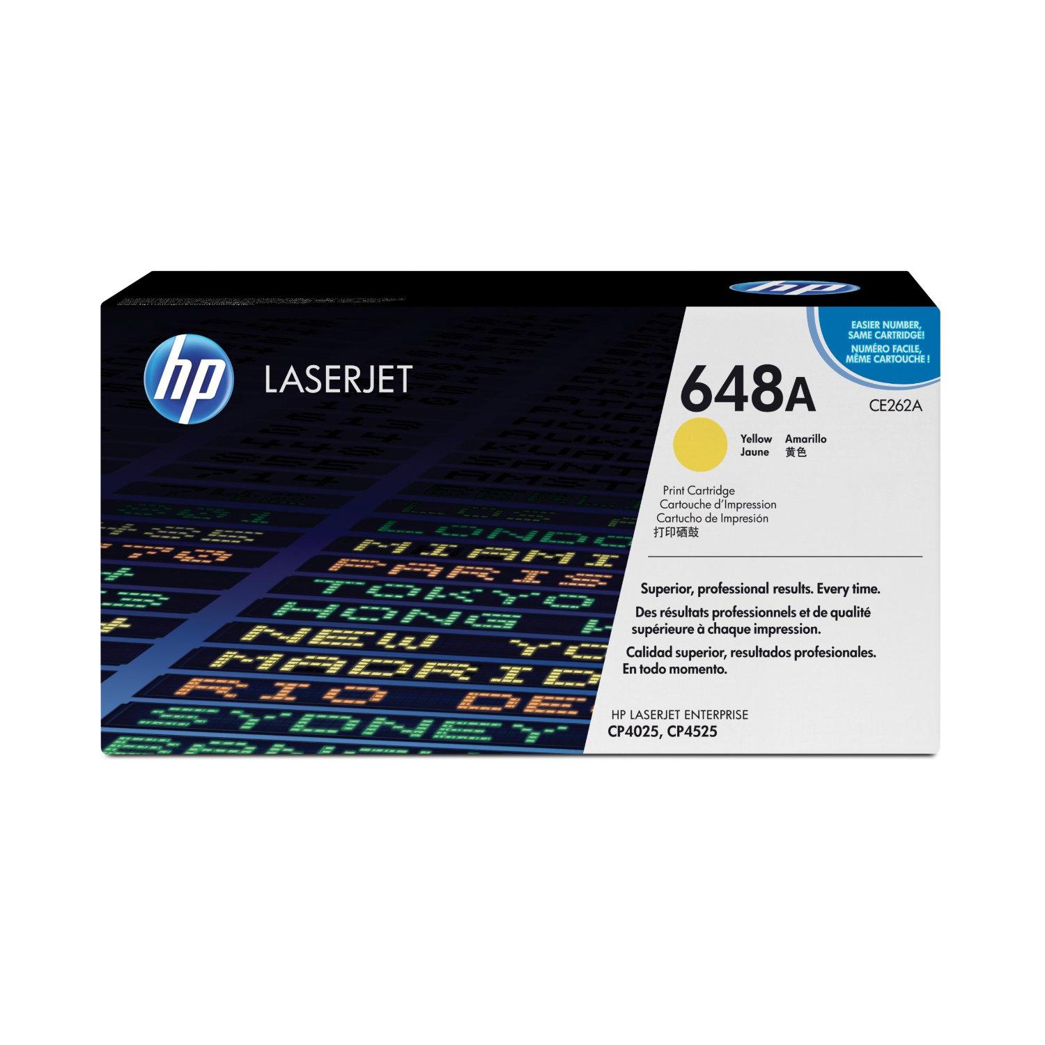 HP 648A Laser Toner Yellow Jarir Bookstore KSA