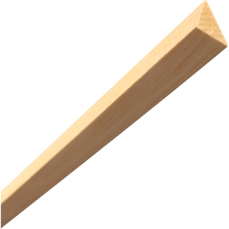 BNM Wooden Stock, Triangular, Unpainted, Strip, Natural, 19.00 mm ( .75 ...