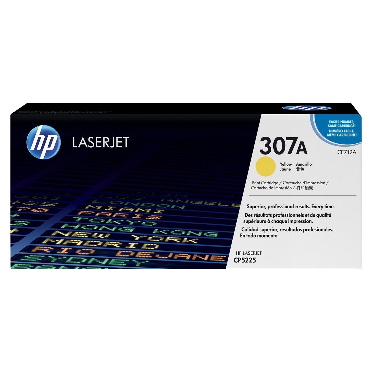 Buy HP 307A Laser Toner, Yellow in Saudi Arabia