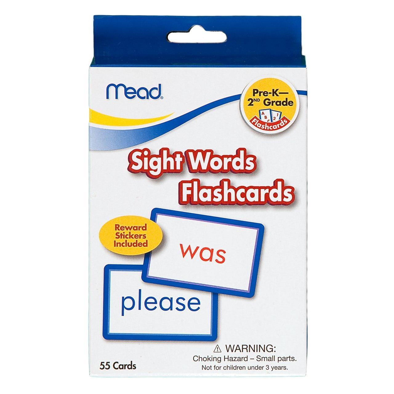 Mead Sight Words Flash Cards English Jarir Bookstore KSA