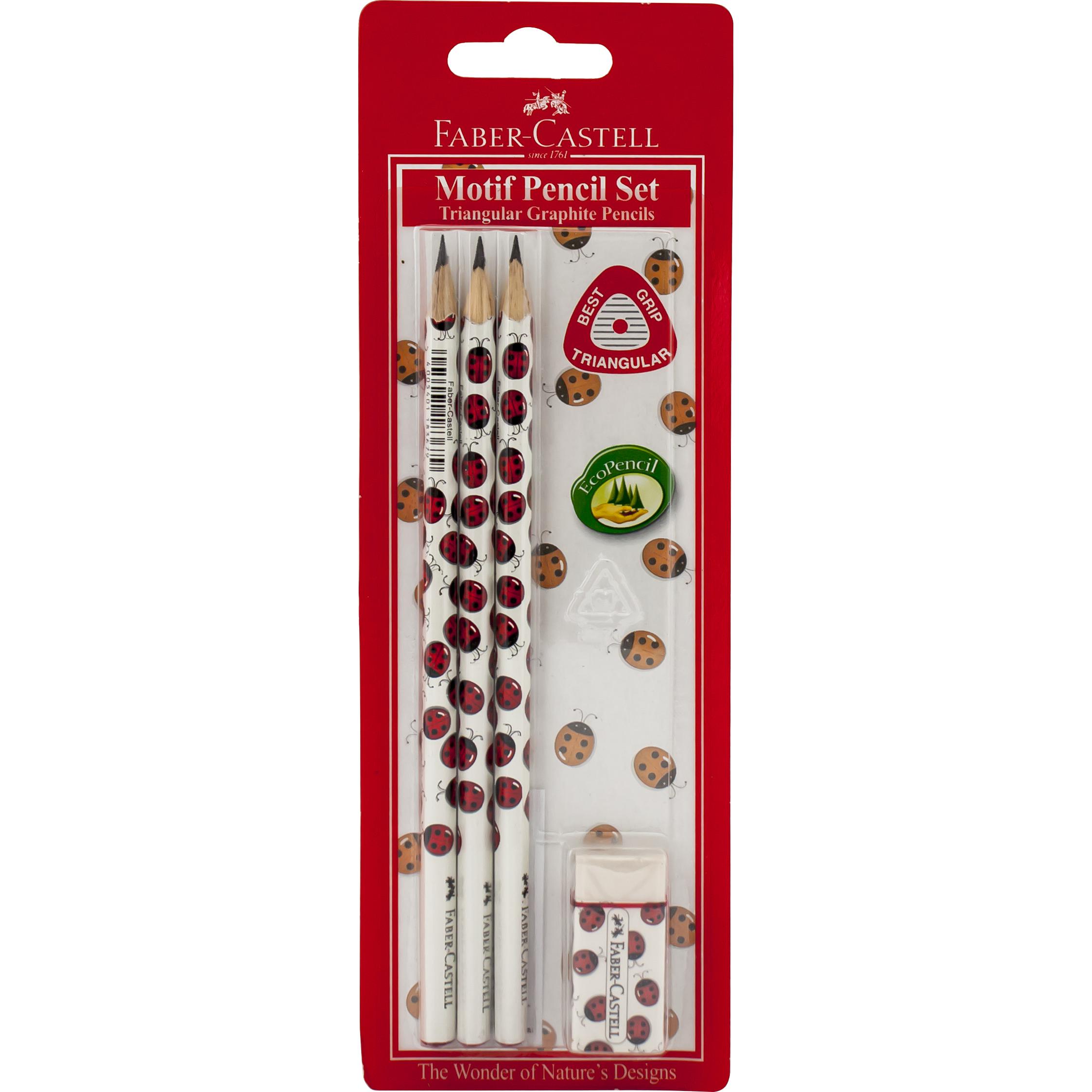 Faber-Castell Motif Lady Bird Pencil Set | School Supplies | Pencils & Pens | Pencils