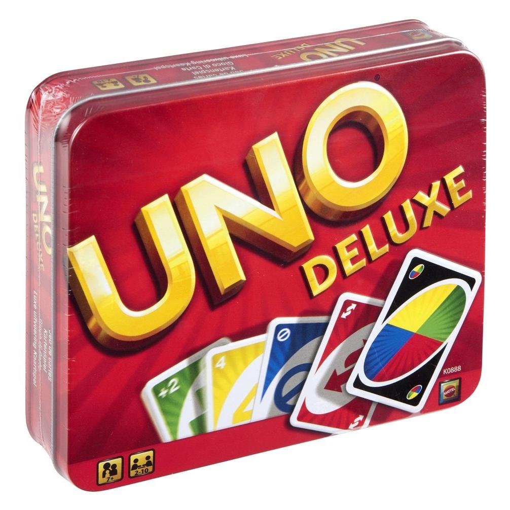 Mattel UNO Deluxe Card Game English Jarir Bookstore KSA