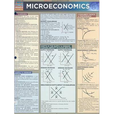 Microeconomics Quick Study Reference Guide Staffs of BarCharts - Jarir ...