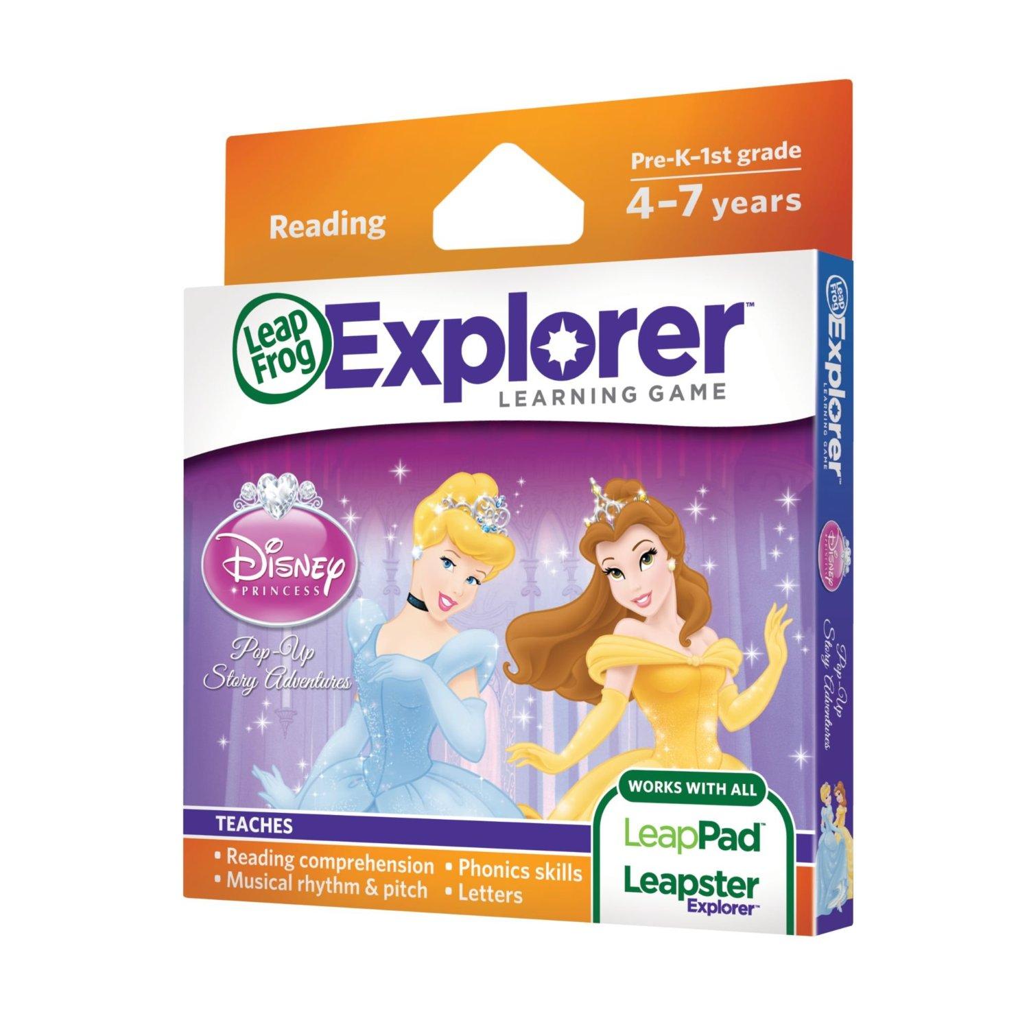 LeapFrog Leapster Explorer Learning Game Disney Princesses 39041 for sale online 