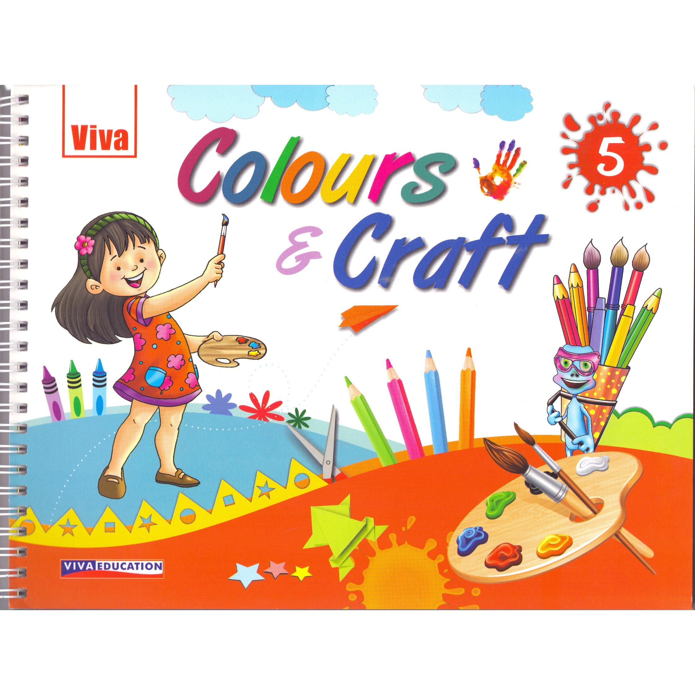 Book 5 Viva Colours and Craft Kamal Jain في مكتبة جرير السعودية