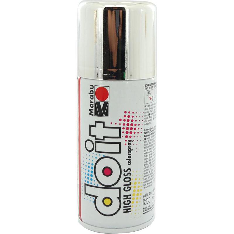 Marabu Doit Spray Paint High Gloss Silver Jarir Bookstore Qatar