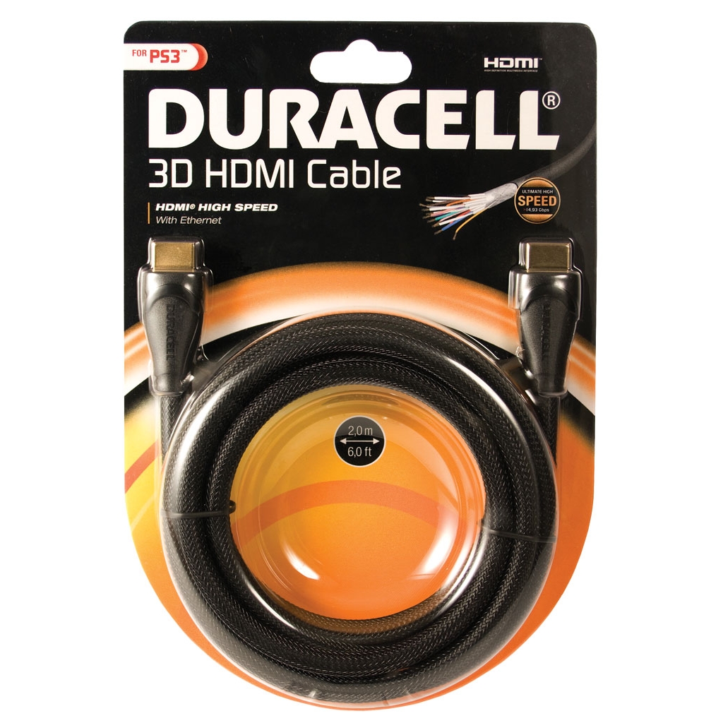 Duracell HDMI AV Cable 2.00 m ( 6.56 ft ) Online at Jarir Bookstore KSA