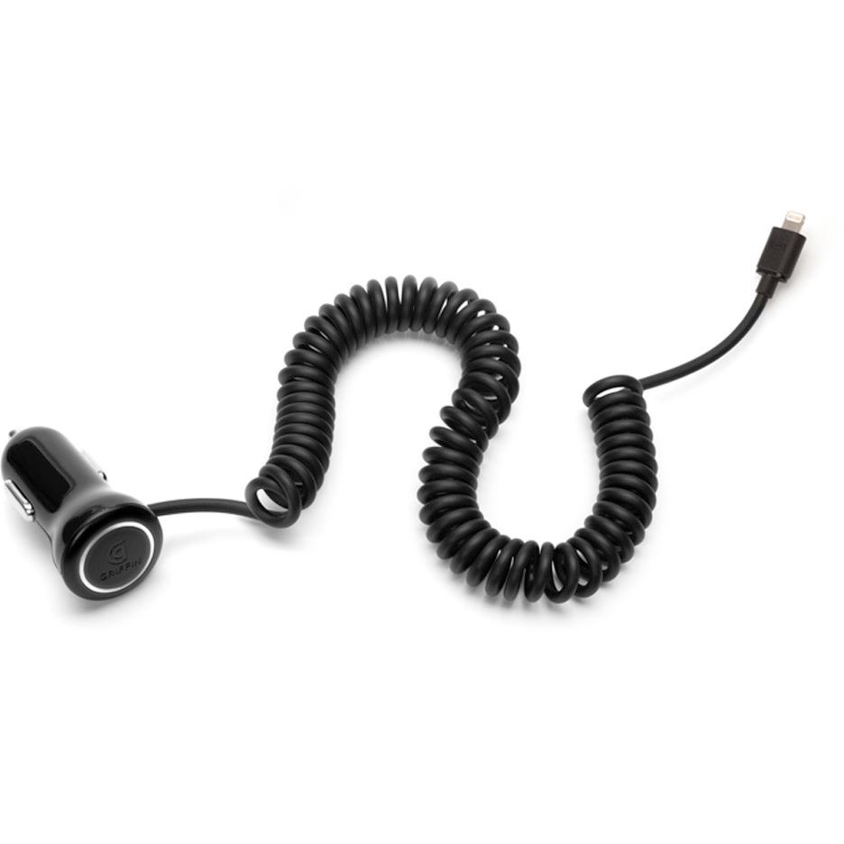 Griffin PowerJolt SE iPad/iPhone Car Charger, 10 Watts, Black