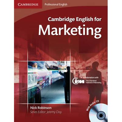 Cambridge English for Marketing Student's Book - with Audio CD | التربية والتعليم | اللغة الانجليزية | الكتب الانجليزية | الشحن الدولي