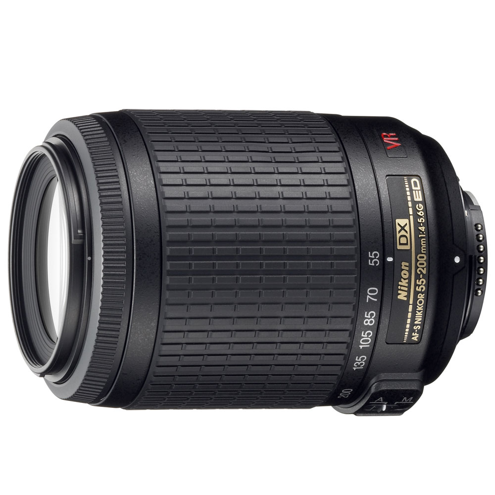 Nikon DX VR Nikkor 55 - 200 mm Zoom Lens for Nikon D3200 f/4-5.6