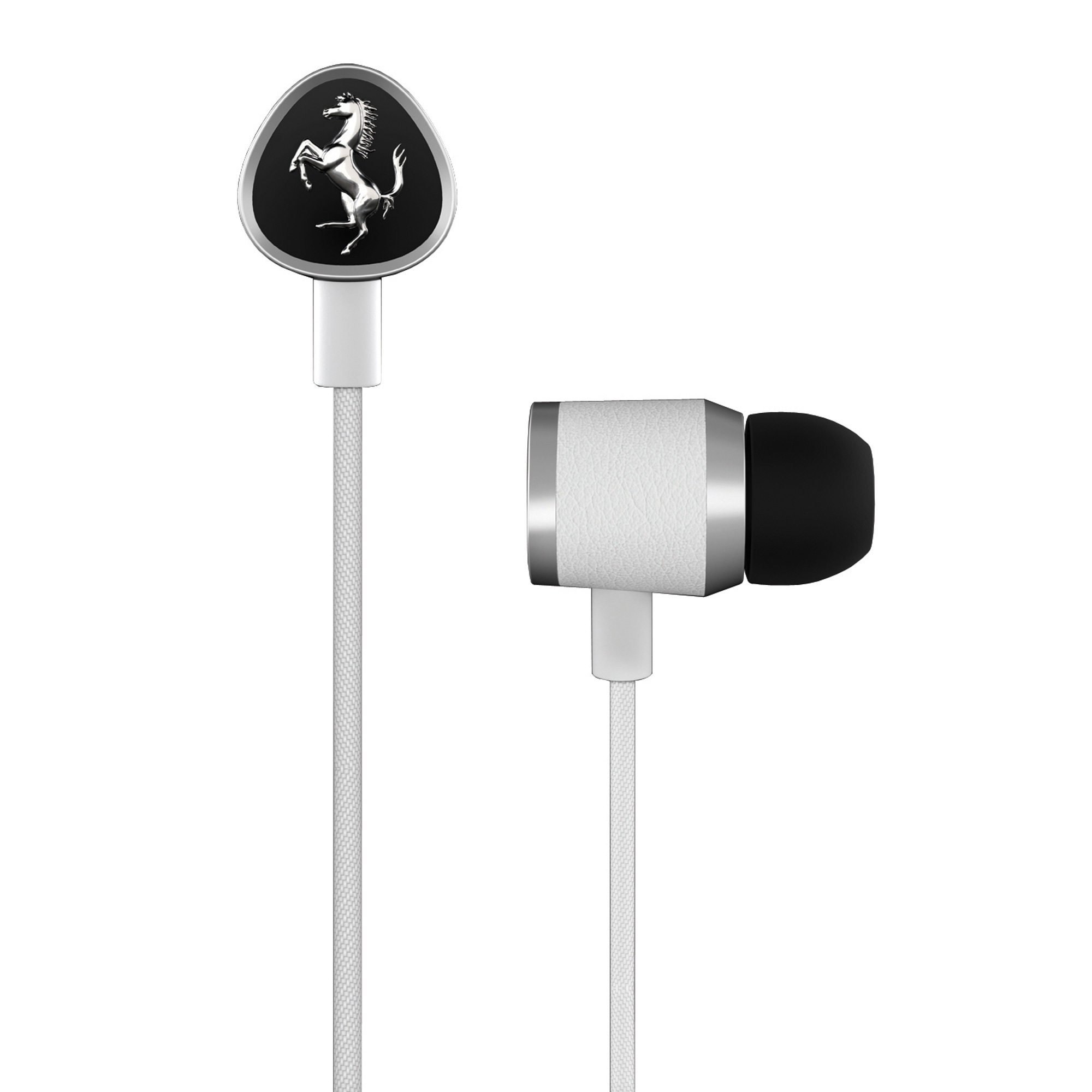 Ferrari Earphones Wired Silver/White Online at Jarir Bookstore KSA