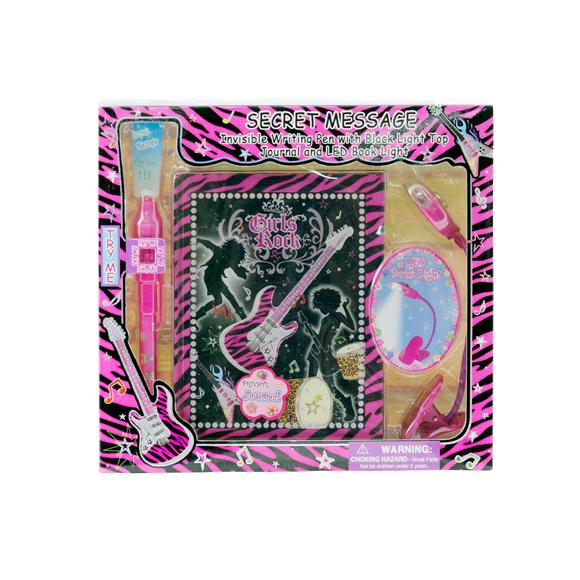 Secret Message Journal, Floral & Butterfly Organizer & Stationary